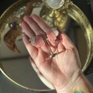 Unik Rhodokrositt Sommerfuglvinger m/stand #2 thumbnail