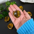 Tigerøye Tommelstein - Hjerteform thumbnail