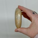 Stor Creamy Hvit Månestein Håndstein #4 thumbnail