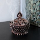 Røkelsesbrenner i Metall med Lokk - For Harpiks & Urter thumbnail