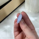 Mini Blue Lace/Blonde Agat Hjerte #2 thumbnail