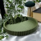 Grønt Vinterdekorfat thumbnail