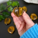 Tigerøye Tommelstein - Hjerteform thumbnail