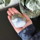 Stor Chunky Orca Agat Hjerte #7 (Spekkhoggersteinen) thumbnail