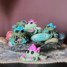 Crystal Crab - Mørkegrønn & Blå thumbnail