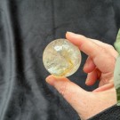 Bergkrystall Kule med Hematitt & Limonitt (Flammekvarts & Golden Healer) thumbnail