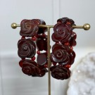 Chunky Blomster Karneol Krystall Armbånd thumbnail