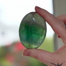 Grønn Fluoritt Håndstein #2 thumbnail