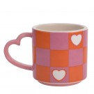 Chequer & Heart Krus av Raspberry Blossom® thumbnail