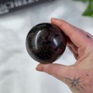 Afrvedsonitt & Granat Kule 6,5cm thumbnail