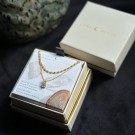 Luna Norte ~ Nova Layered Opal Collar Smykke  thumbnail