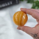 Oransje Bånd Kalsitt Kule 5cm thumbnail