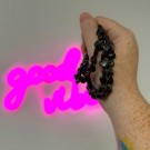 Krystallhjerte Armbånd - Larvikitt thumbnail