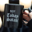 Not Today Satan - Gotisk Krus thumbnail