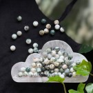 8mm Tre Agat & Mose Agat Krystallperler - 10stk thumbnail