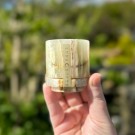 Luna Norte ~ Grønn Bånd Kalsitt Smykkeboks & Perlemor Øredobber thumbnail