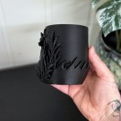 Nydelig Måneulv Dekorholder - Svart thumbnail