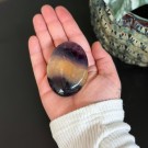 Regnbue Fluoritt Håndstein #3 thumbnail