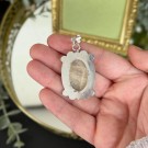 Hvit Månestein Anheng (KUN 1 STK) thumbnail