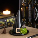 Heksehatt med Magisk Frosk - Røkelsesholder for Røkelseskjegler thumbnail