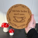 Vel Unt's Jule Gryteunderlag - Alt blir bedre med saus. thumbnail