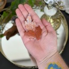 Rosa Sukkerspinn Agat - Lønneblad (Maple Leaf) thumbnail