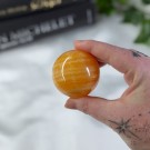 Oransje Bånd Kalsitt Kule 5cm thumbnail
