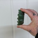 Grønn Aventurin Buddha på Lotus thumbnail