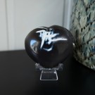 Stor Chunky Orca Agat Hjerte #5 (Spekkhoggersteinen) thumbnail