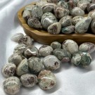 Grønn Blomster Jaspis Tromlet - Mini/Små thumbnail