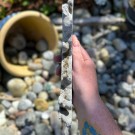 STATEMENT: Stor Blå Fossiliert Korall - 797g  thumbnail