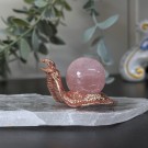 Enchanted Snegle Krystallkuleholder - Rose Bronze thumbnail