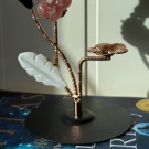 Magisk Garden Krystallholder - Jordbærkvarts, Flammekvarts, Blomster Agat, Jade & Obsidian thumbnail