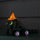 Witchy Halloween Cat - 3D Flexi Figur thumbnail