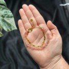 Divine Dulcet ~ Waikiki (Jordbærkvarts & 24K Dobbeltlags Armbånd + Vel Unt hjerte) thumbnail