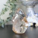 Bergkrystall med Golden Healer Flamme thumbnail