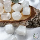 Selenitt Cubes Tromlet [Satin Spar] thumbnail