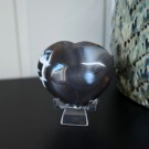 Stor Chunky Orca Agat Hjerte #5 (Spekkhoggersteinen) thumbnail