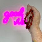 Krystallhjerte Armbånd - Rød Jaspis thumbnail