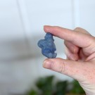 Julefigur: Blå Aventurin Nisse m/sekk thumbnail