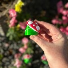 Frosk med fluesopp hatt thumbnail