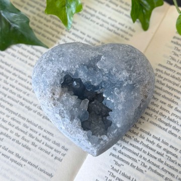Celestin Geode Hjerte #4 - 535g