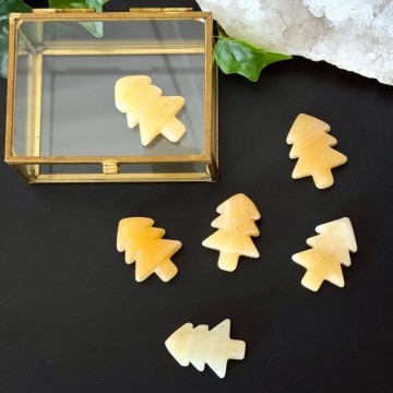 Julefigur: Juletre - Oransje Kalsitt**