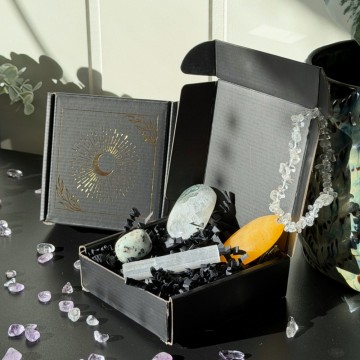 Vel Unt's Moonlight Crystal Collection - Krystallgave i Måneboks
