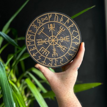 Vegvísir Dekorplate [15cm] 