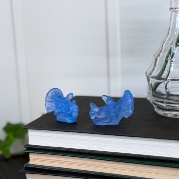 Triceratops i Blå Opalitt