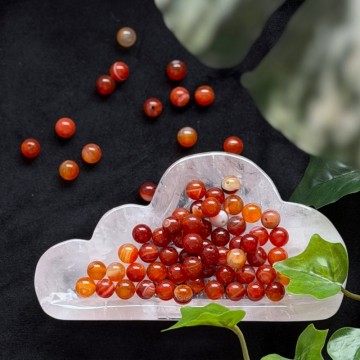 8mm Karneol Krystallperler - 10stk