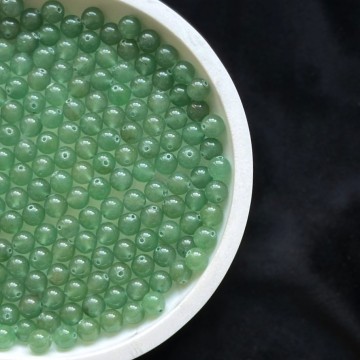 8mm Grønn Aventurin Krystallperler - 10stk
