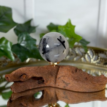 Liten Turmalinert Kvarts Kule #2