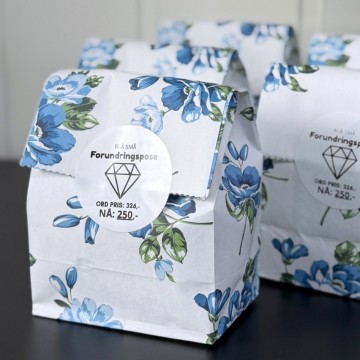 Forundringspose Krystall Edition - Blå Små *KUN 5 STK*